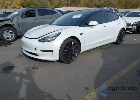 2020 Tesla Model 3 Performance Dual Motor All-Wheel Drive from USA, damaged, VIN 5YJ3E1EC1LF807866